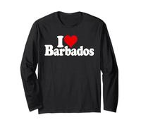 I Love Heart Barbade Manche Longue
