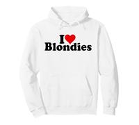 I Love Heart BLONDIES Blondes Cheveux Blondes Sweat à Capuche