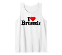 I Love Heart Bruxelles Belgique Débardeur