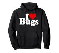 I Love Heart Bugs Insects ENTOMOLOGIE Sweat à Capuche