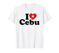 I Love Heart CEBU ÎLES Philippines T-Shirt Graphique avec Valeur