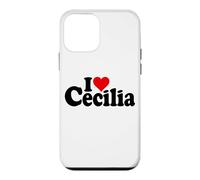 I Love Heart Cecilia NOM sur Un T-Shirt Coque pour iPhone 12 Mini