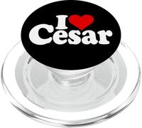 I Love Heart Cesar NOM sur Un T-Shirt PopSockets PopGrip pour MagSafe