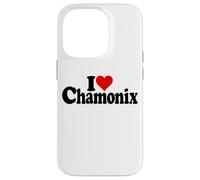 I Love Heart Chamonix FRANÇAISE Alpes Mont Blanc France Coque pour iPhone 14 Pro