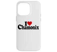 I Love Heart Chamonix FRANÇAISE Alpes Mont Blanc France Coque pour iPhone 14 Pro Max