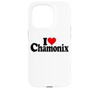 I Love Heart Chamonix FRANÇAISE Alpes Mont Blanc France Coque pour iPhone 15 Pro