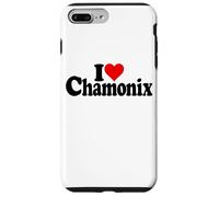 I Love Heart Chamonix FRANÇAISE Alpes Mont Blanc France Coque pour iPhone 7 Plus/8 Plus