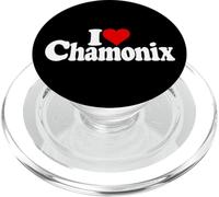 I Love Heart Chamonix FRANÇAISE Alpes Mont Blanc France PopSockets PopGrip pour MagSafe