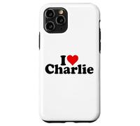 I Love Heart Charlie Charles Nom sur Un T-Shirt Coque pour iPhone 11 Pro