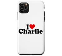 I Love Heart Charlie Charles Nom sur Un T-Shirt Coque pour iPhone 11 Pro Max