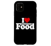 I Love Heart Chinois Food Cuisine Coque pour iPhone 11
