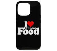 I Love Heart Chinois Food Cuisine Coque pour iPhone 13 Pro