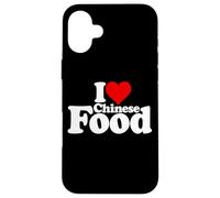 I Love Heart Chinois Food Cuisine Coque pour iPhone 16 Plus