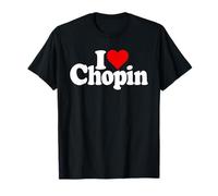 I Love Heart Chopin Fredric Composteur de vernis T-Shirt