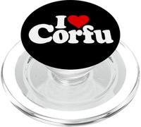 I Love Heart CORFU GRÈCE ÎLES Grecques Mer Ionienne PopSockets PopGrip pour MagSafe