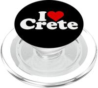 I Love Heart Crète îles grecques Grèce méditerannéenne PopSockets PopGrip pour MagSafe
