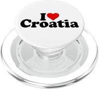 I Love Heart Croatie PopSockets PopGrip pour MagSafe