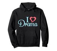 I Love Heart Drama Drama Queen Sweat à Capuche