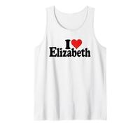 I Love Heart Elizabeth LIZ Eliza LIBET Débardeur