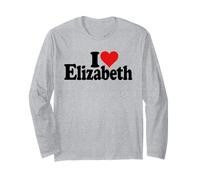 I Love Heart Elizabeth LIZ Eliza LIBET Manche Longue