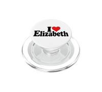 I Love Heart Elizabeth LIZ Eliza LIBET PopSockets PopGrip pour MagSafe