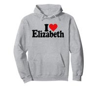 I Love Heart Elizabeth LIZ Eliza LIBET Sweat à Capuche