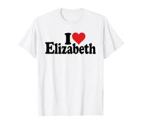 I Love Heart Elizabeth LIZ Eliza LIBET T-Shirt