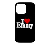 I Love Heart EMY NOM Emily sur Un T-Shirt Coque pour iPhone 14 Pro Max