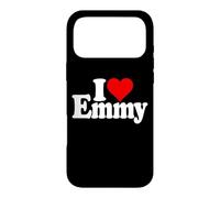 I Love Heart EMY NOM Emily sur Un T-Shirt Coque pour iPhone 17 Pro Max