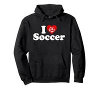 I Love Heart Football Sweat à Capuche