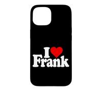 I Love Heart Frank Franklin NOM sur Un Tee Coque pour iPhone 15