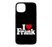 I Love Heart Frank Franklin NOM sur Un Tee Coque pour iPhone 15 Plus