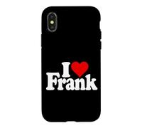 I Love Heart Frank Franklin NOM sur Un Tee Coque pour iPhone X/XS