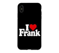 I Love Heart Frank Franklin NOM sur Un Tee Coque pour iPhone XS Max