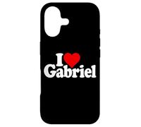 I Love Heart Gabriel Gabe NOM sur Un Tee Coque pour iPhone 17