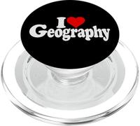 I Love Heart Geography Cartes ÉTUDE DE LA Terre PopSockets PopGrip pour MagSafe