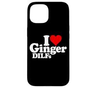 I Love Heart Ginger Dolf Cheveux Rouges Coque pour iPhone 15