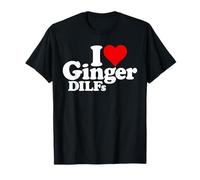 I Love Heart Ginger Dolf Cheveux Rouges T-Shirt