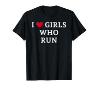 I Love/Heart Girls Who Run T-Shirt