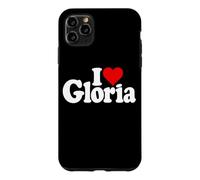 I Love Heart Gloria NOM sur Un T-Shirt Coque pour iPhone 11 Pro Max
