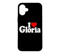 I Love Heart Gloria NOM sur Un T-Shirt Coque pour iPhone 16 Plus