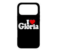 I Love Heart Gloria NOM sur Un T-Shirt Coque pour iPhone 17 Pro Max