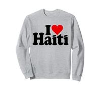 I Love Heart Haiti Culture Haitian Sweatshirt