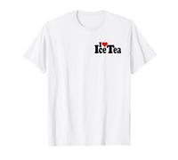 I Love Heart Ice Tea Thé glacé T-Shirt