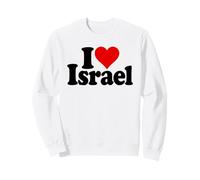 I Love Heart Israël Culture juive israélienne Sweatshirt