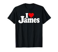 I Love Heart James Jim Jimmy Nom sur Un T-Shirt T-Shirt