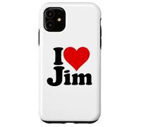 I Love Heart Jim James Jimmy NOM sur Un Tee Coque pour iPhone 11