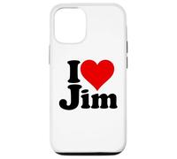 I Love Heart Jim James Jimmy NOM sur Un Tee Coque pour iPhone 12/12 Pro