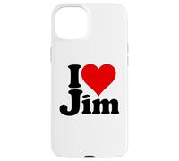 I Love Heart Jim James Jimmy NOM sur Un Tee Coque pour iPhone 15 Plus