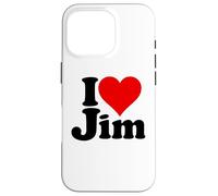 I Love Heart Jim James Jimmy NOM sur Un Tee Coque pour iPhone 16 Pro